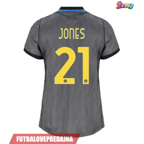 Lacne Ženy Futbalové dres Inter Milan Curtis Jones #21 2026-27 Krátky Rukáv - Tretina